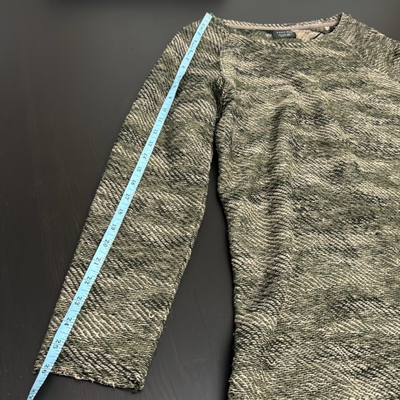 Green ZARA long sweater - Picture 6 of 7